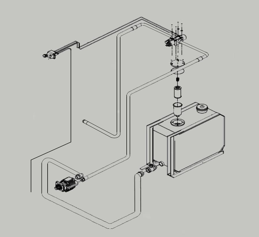   Tipping Gear Wet Kit - Single Line